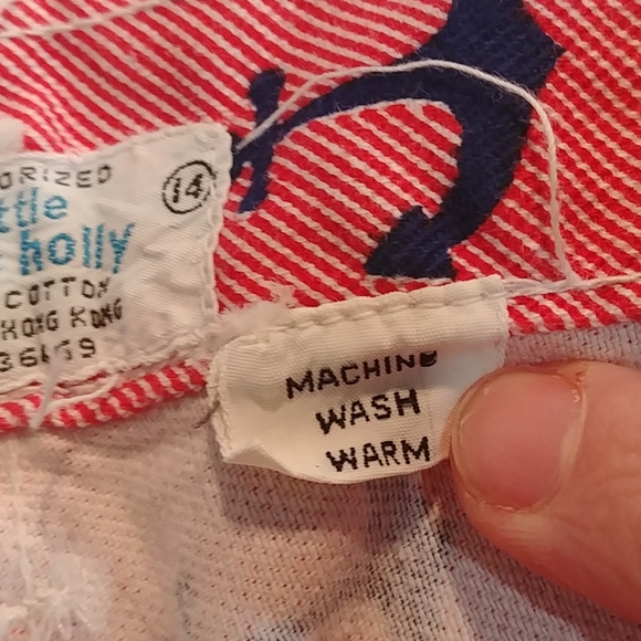 Little Miss Holly Anchor Shorts - Picture 9 of 10